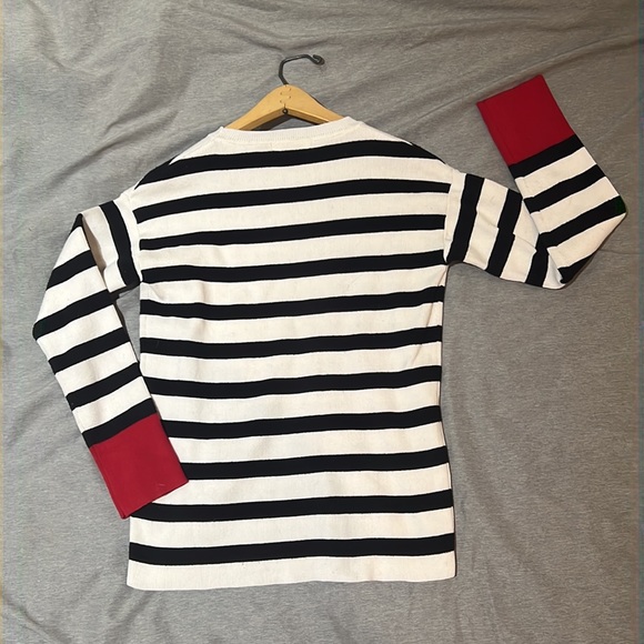Mesh + Lace - Nautical inspired Long Sleeve. Size XS - Picture 3 of 3